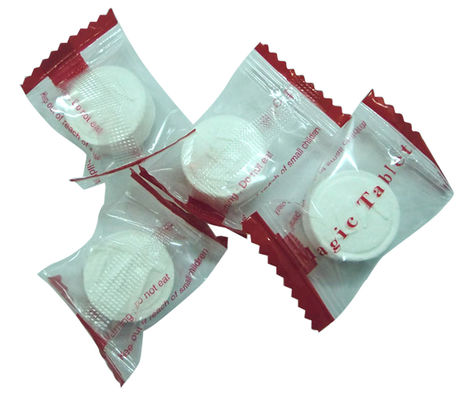 Magisch het Muntstukweefsel 100% van het suikergoedpakket Rayon Samengeperste Servetten voor Reis
